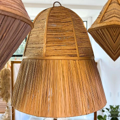 Luminária Pendente Mekar em Fibras Naturais na internet