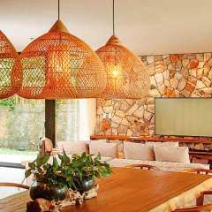 Luminária pendente Lombok em Rattan - loja online