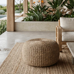 Puff Luna Nature em Fibra Marinha - comprar online