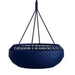 Luminária Pendente em Corda e Tricô Náutico - loja online