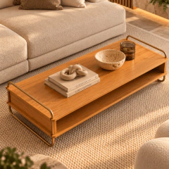 Mesa de Centro Oka Gold - CarmelaBlend ® | O Melhor dos Mundos num Click