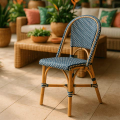 Cadeira Haia Blue em Rattan - comprar online