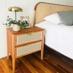 Imagem do Cama ou Cabeceira Malta em Madeira e Tela