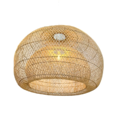 Luminária Pendente em Rattan - comprar online