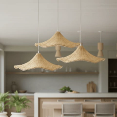 Trio de pendentes Jinghua em Rattan na internet