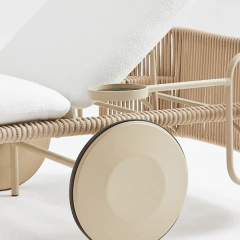 Espreguiçadeira Malaga com Rodas