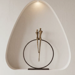 Fast Envio⚡Escultura Horizontes Entrelaçados - CarmelaBlend ® | Online e Descomplicado