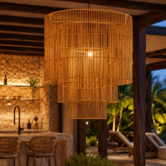 Imagem do Luminária pendente Taiti em Rattan