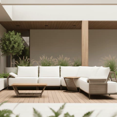 Sofá Brava Módulo com braço lado Direito - CarmelaBlend ® | Online e Descomplicado