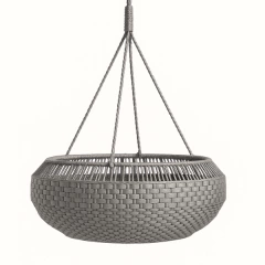 Imagem do Luminária Pendente em Corda e Tricô Náutico