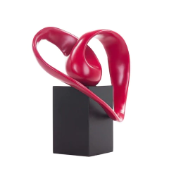 Escultura Heart em Resina - CarmelaBlend ® | Online e Descomplicado