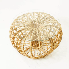 Mesa de Centro Kaman em Rattan - CarmelaBlend ® | Online e Descomplicado