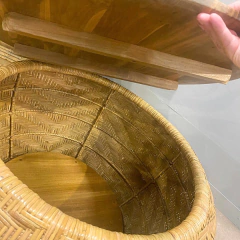 Mesa Centro Sunda Redonda - CarmelaBlend ® | Online e Descomplicado