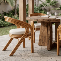Cadeira Waves em Rattan - CarmelaBlend ® | Online e Descomplicado
