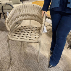 Cadeira Kauai Alumínio e Tricô Náutico - loja online