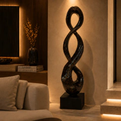 Escultura Expansão interior Marrom Mármore - loja online