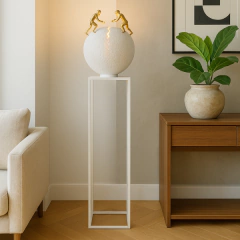 Luminária de Piso Jornada ao Centro da Terra Alta com Pedestal - comprar online