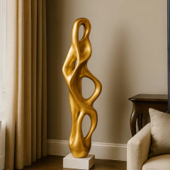 Escultura Elevação da Alma Média na internet