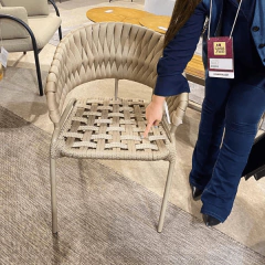 Imagem do Cadeira Kauai Alumínio e Tricô Náutico