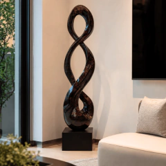 Escultura Expansão interior Marrom Mármore - comprar online