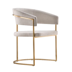 Cadeira Hanna em aço carbono - CarmelaBlend ® | Online e Descomplicado