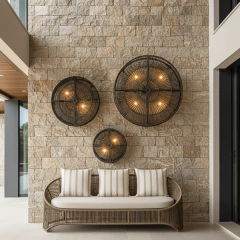 Luminária de Parede Alumínio e Corda Náutica na internet