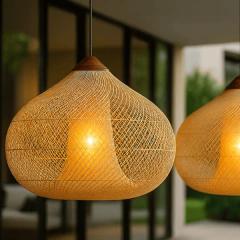 Luminária pendente Lombok em Rattan - comprar online