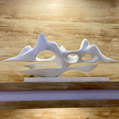 Escultura Fluidez Abstrata - comprar online