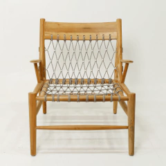 Poltrona Kanoa em Madeira e Corda Náutica - comprar online