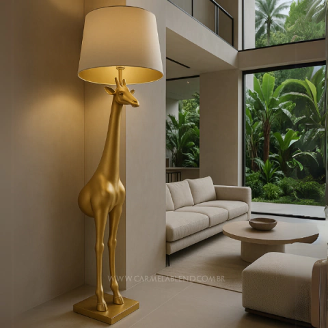 Luminária de Piso Escultura Giraffe - comprar online