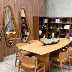 Espelho Moldura em Couro - comprar online