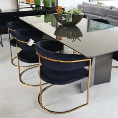 Cadeira Hanna em aço carbono - comprar online