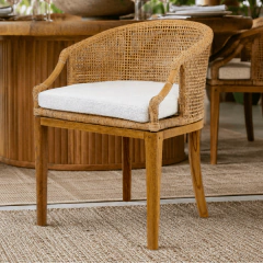 Cadeira Palang Teca e rattan - tienda online