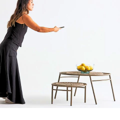 Mesa Centro | lateral Aruana - CarmelaBlend ® | Online e Descomplicado