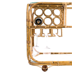 Carrinho Bali Laras em rattan na internet