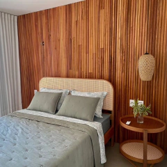 Cama ou Cabeceira Malta em Madeira e Tela - CarmelaBlend ® | Online e Descomplicado