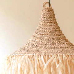 Luminária pendente em Sisal na internet