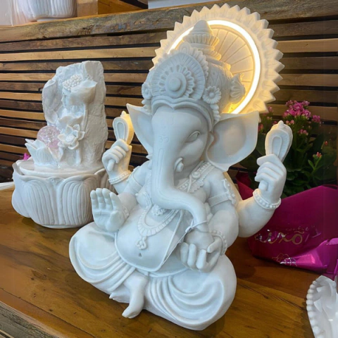 Escultura Iluminada Ganesha