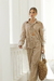 Camisa Flora Warm Taupe - comprar online