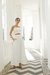 Conjunto Anna Off White | Cropped + Saia na internet