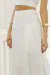 Saia Anna Off White - comprar online