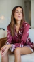 Pijama Florescer Bordô - comprar online