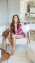 Pijama Florescer Bordô - loja online