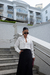 Conjunto Giorgia | Camisa Off + Saia Noir - comprar online
