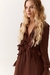 Vestido Túnica Parisi Chocolate na internet