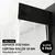 Soportes Largos Dobles Para Cortina Barral 3/4 19 Mm x2 Negro - comprar online