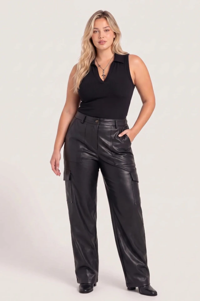 Top musculosa con cuello Cadiz — imagen 4