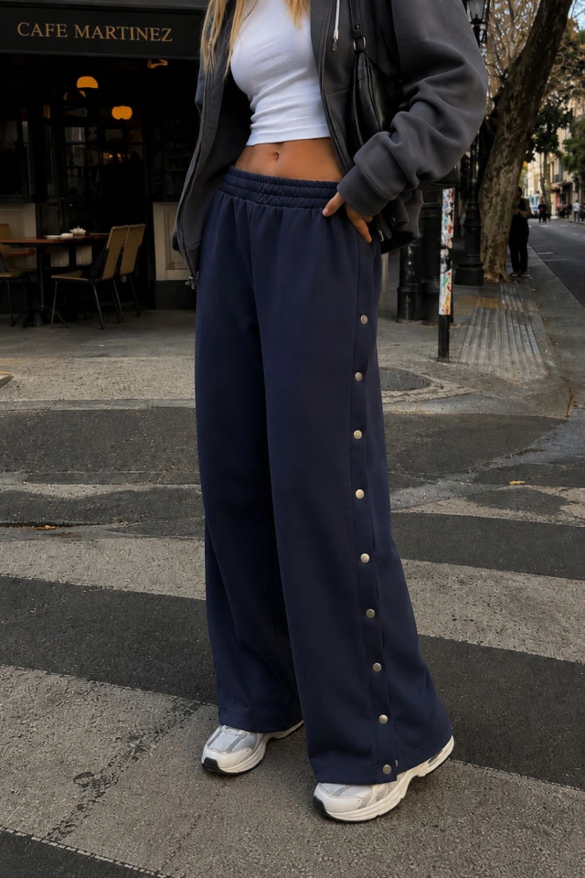Pantalon con broches Codai