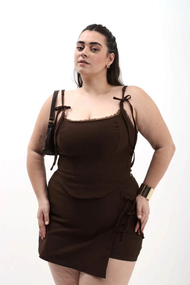 Corset de bengalina Paloma — imagen 7