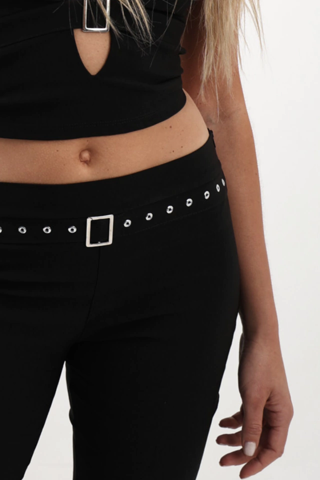 Pantalon de bengalina con cinto Cianna — imagen 3
